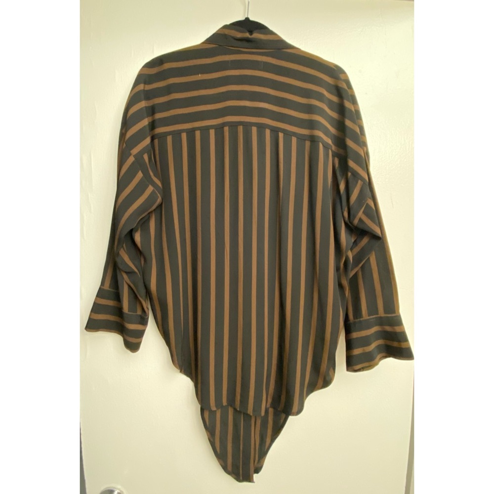 Faithfull The Brand Striped Shirt Bow Tie Front - Picture 5 of 16